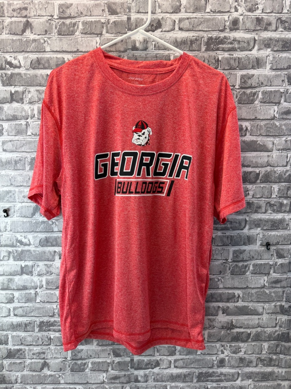 Pro Edge Red Georgia Bulldogs Graphic‎ Tee